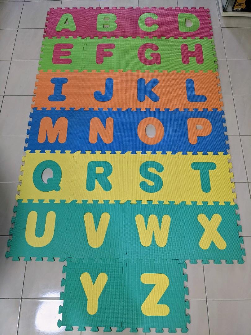 Alphabet top play mat