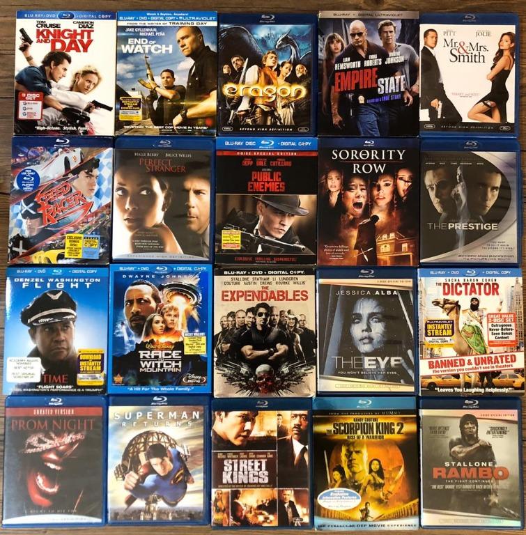 AUTHENTIC BLU-RAY MOVIES, Hobbies & Toys, Music & Media, CDs 