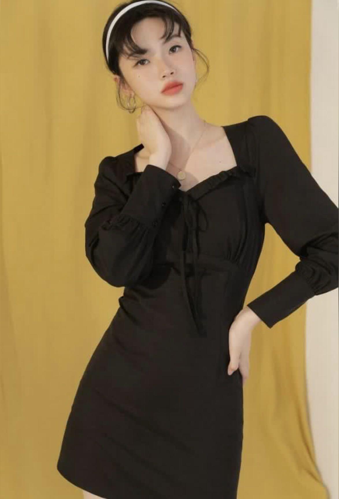 Casual discount black sundress