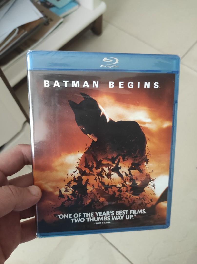 Brand New Sealed Batman Begins Blu-Ray (USA Import), TV & Home Appliances,  TV & Entertainment, TV Parts & Accessories on Carousell