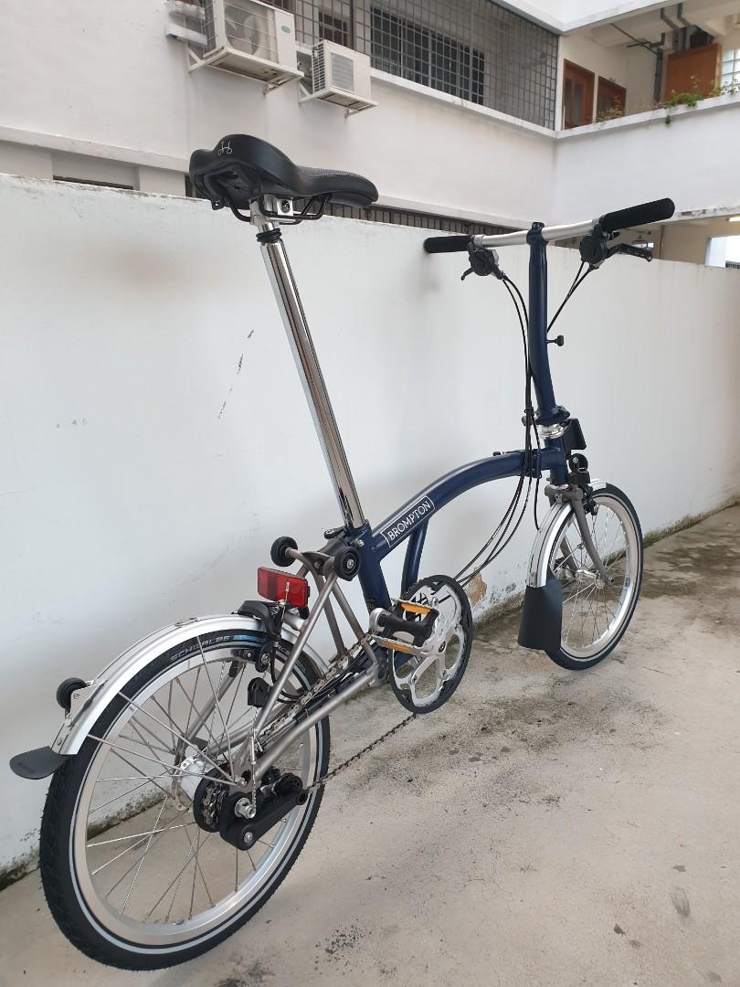 Brompton S6LX Superlight Tempest Blue Sports Equipment Bicycles