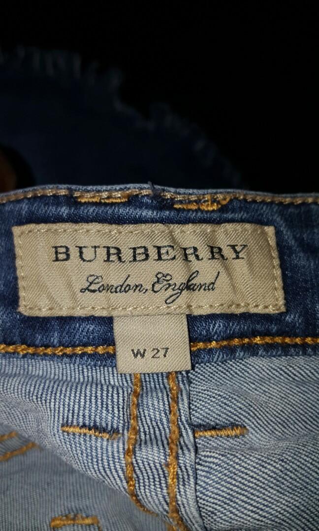 Burberry London Tear Denim Women Short 