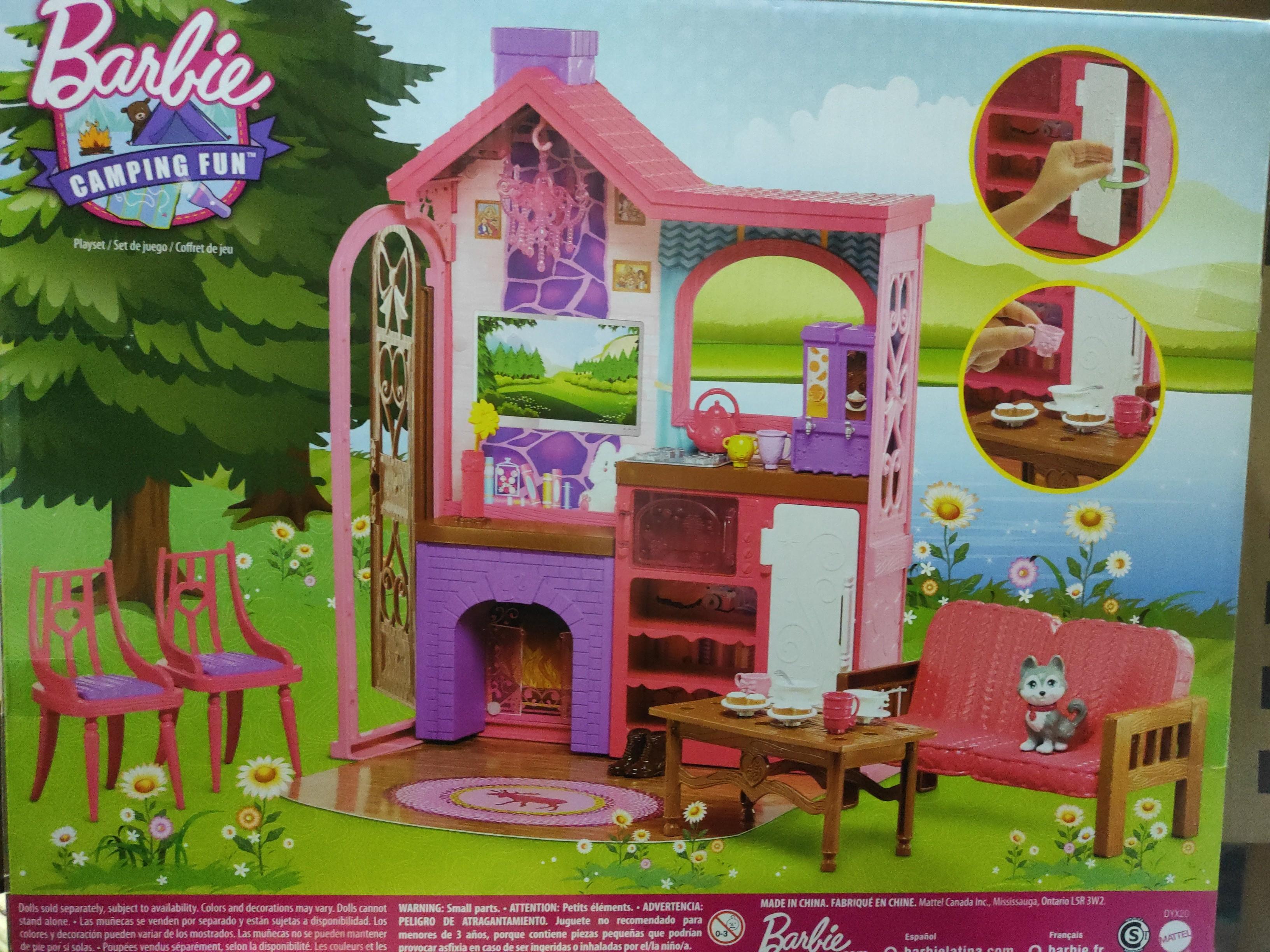 Camping Fun Playset Mattel DYX20 Hh