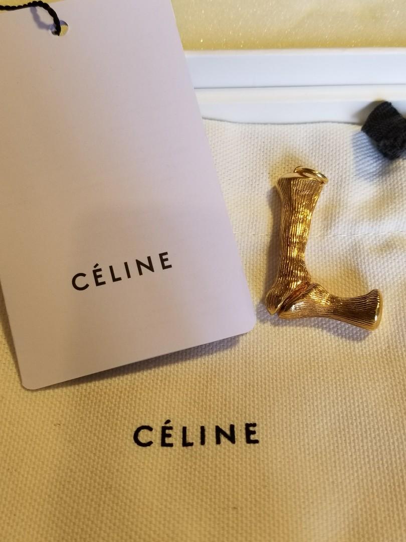 Celine alphabet necklace l store
