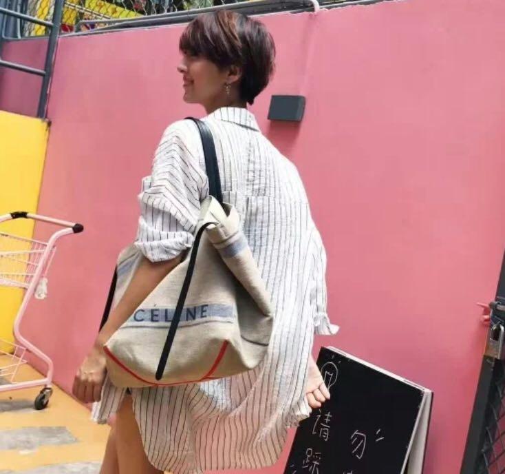 Celine cabas phantom canvas best sale