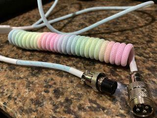 Coiled USB C Cable