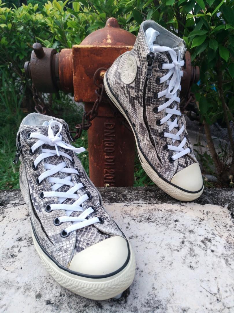 Snakeskin converse sales