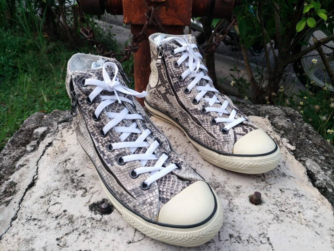 White snakeskin converse new arrivals