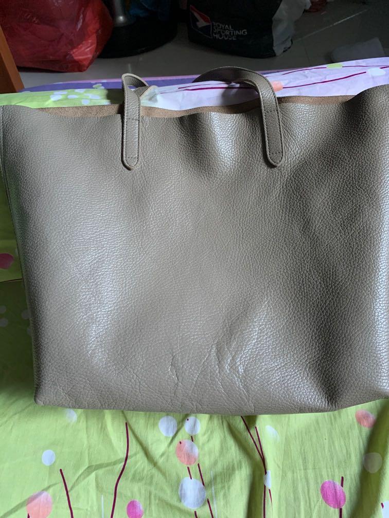 CUYANA CLASSIC TOTE BAG STONE GREY