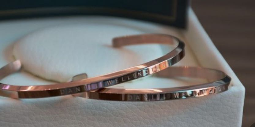 Daniel wellington top armband rose gold