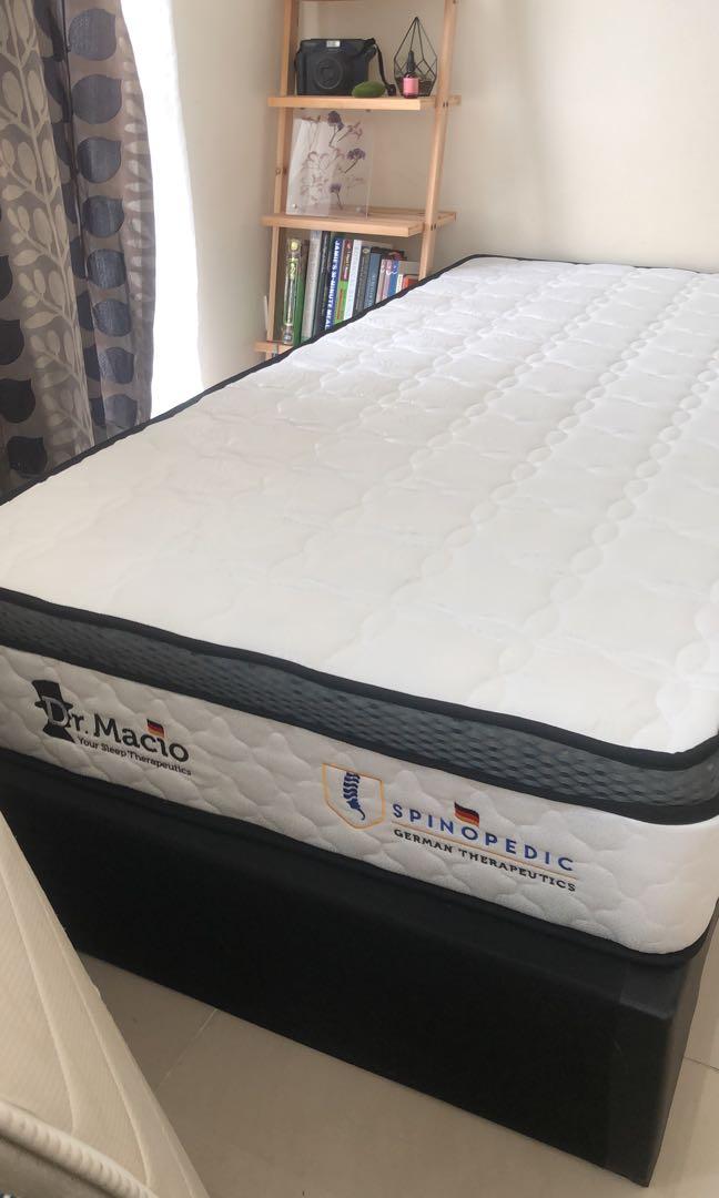 Free Shipping Dr Macio Spinopedic 10 Inch Chiropractic Spring Mattress Tilam Queen Single King Super Single Ready Stock Tilam Dr Macio 10 Years Warranty Anti Dustmite Free Pillow Fast Delivery