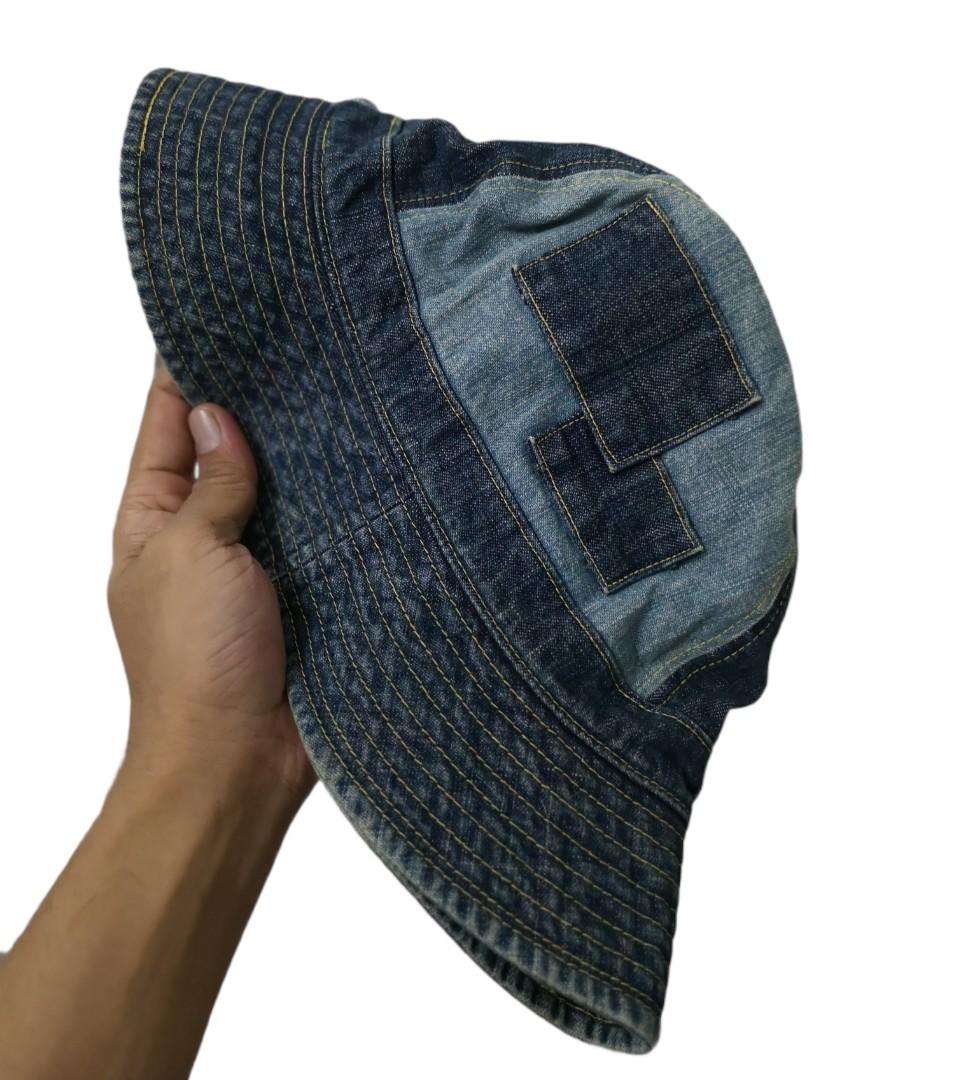 DSGN SWG BY SWAGGER JAPAN PATCHWORK DENIM HAT, Men's Fashion, Watches