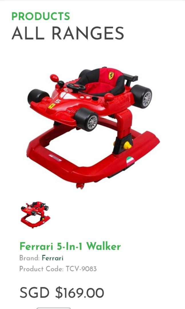 Ferrari 5 in 1 walker new arrivals
