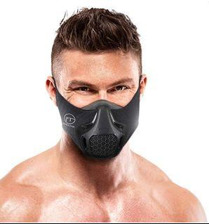 FITGAME Workout Mask | 24 Breathing Resistance Levels - Fitness Mask | Training in High Altitude Simulation - Increase Cardio Endurance | Bonus Sport Bracelet and Box Included (Black)