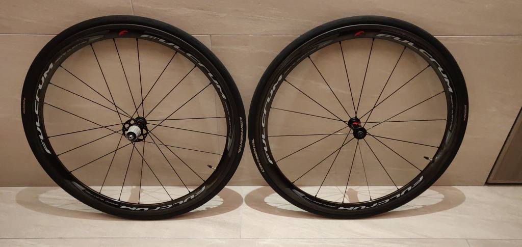 Fulcrum Racing Quattro Carbon Wheelset, 淨鈴, 運動產品, 單車及配件