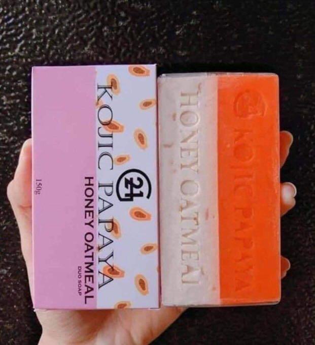 G21 DUO & HONEY OAT MEAL SOAP (Category: Bath) located in Manila. Submitted by piamra (Listing ID 1082336611, Image 1). Description: DUO SOAP ✔️KOJIC & HONEY OATMEAL HONEY OATMEAL ✔️ FOR SENSITIVE SKIN.