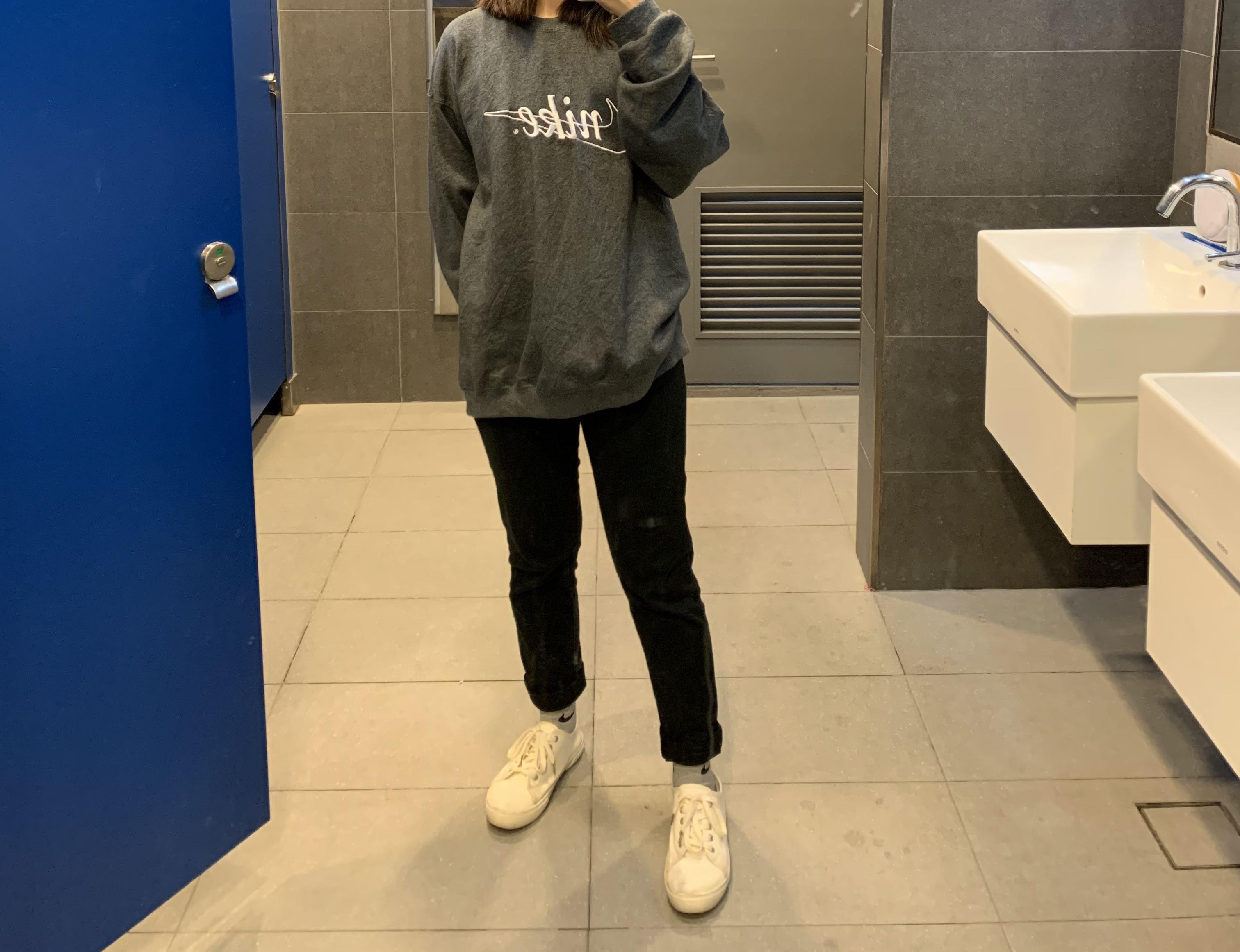 mens nike grey sweater