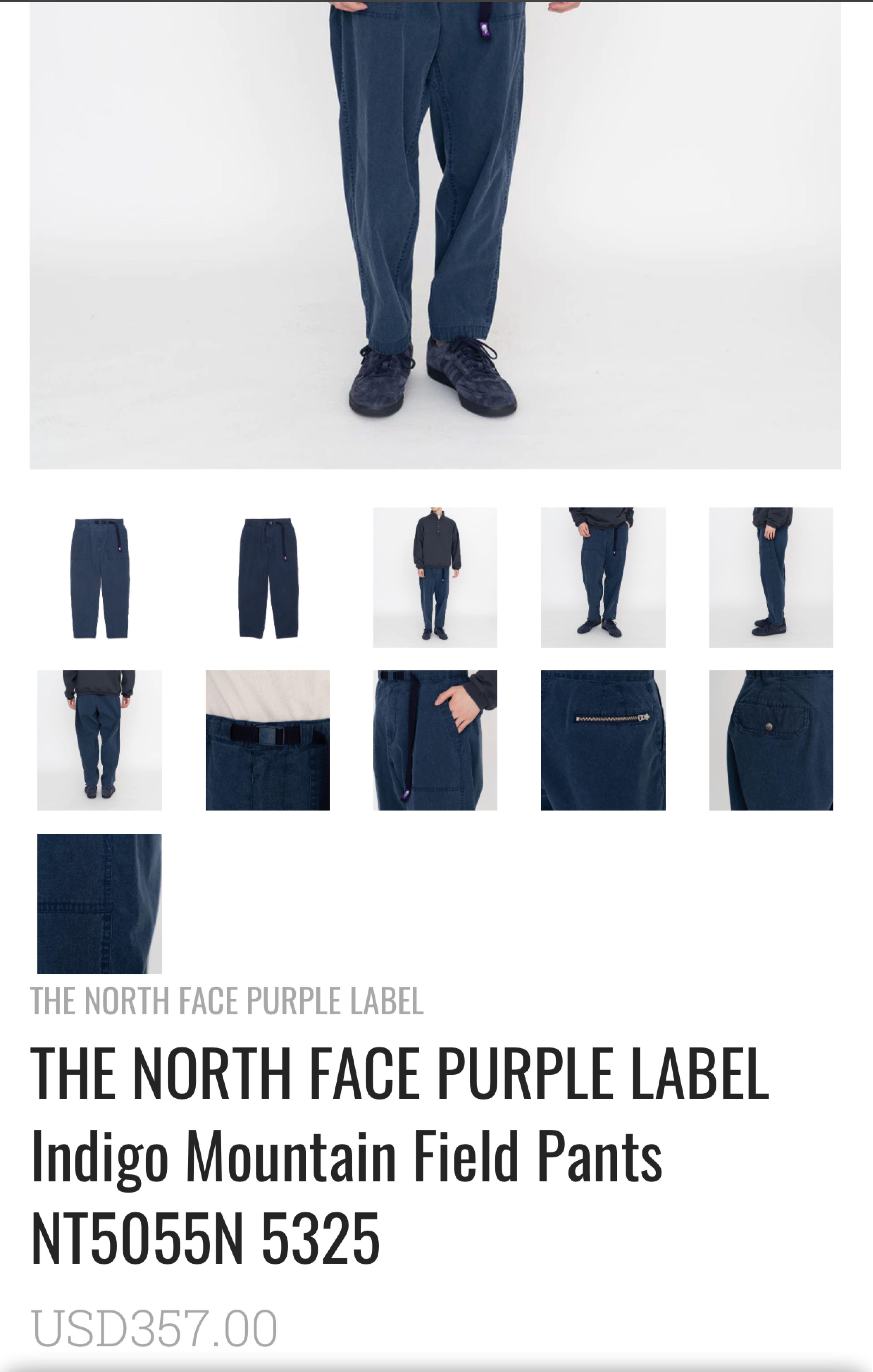 Indigo Mountain Field Pants, 男裝, 褲＆半截裙, 長褲- Carousell