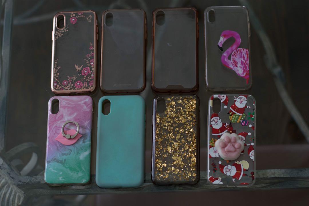 iPhone X Cases (Category: Mobile & Tablet Accessories) located in Vaughan. Submitted by stevexanny (Listing ID 1082426075, Image 1). Description: Used, but I cleaned them each with iso alcohol. Fits iPhone X. $5 each of $25 for all. .