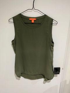 Joe fresh sleeveless blouse size xsmall