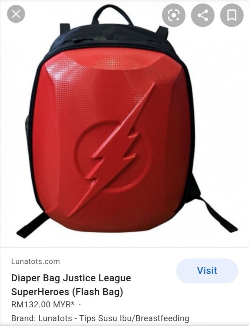 Justice League Diaper Backpack, Babies & Kids, Going Out, Diaper Bags