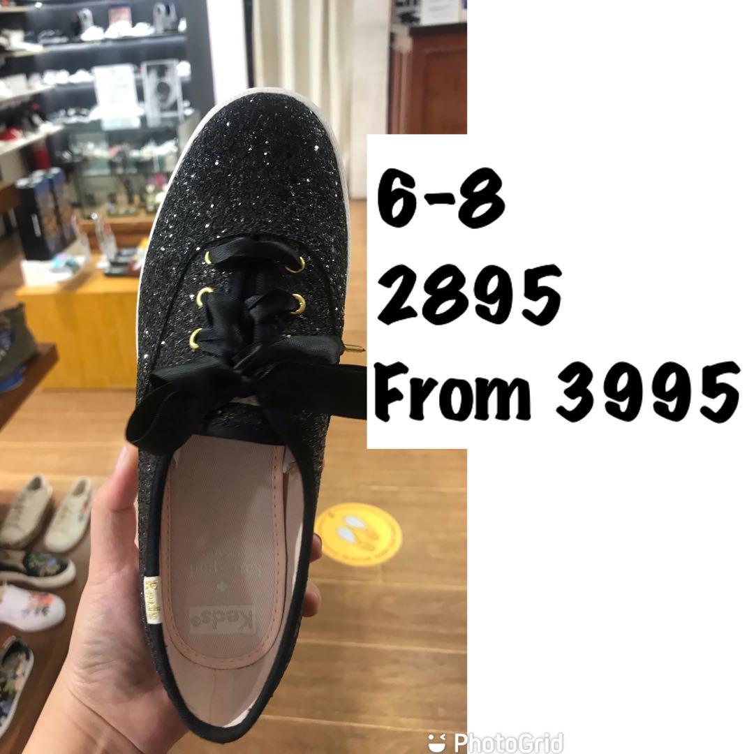 Kate spade black keds clearance