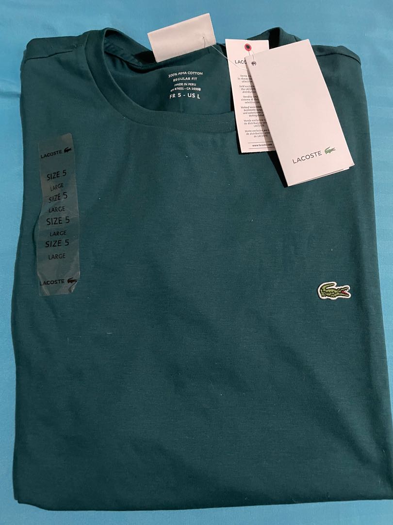 Crew Neck Pima Cotton Jersey T-Shirt 