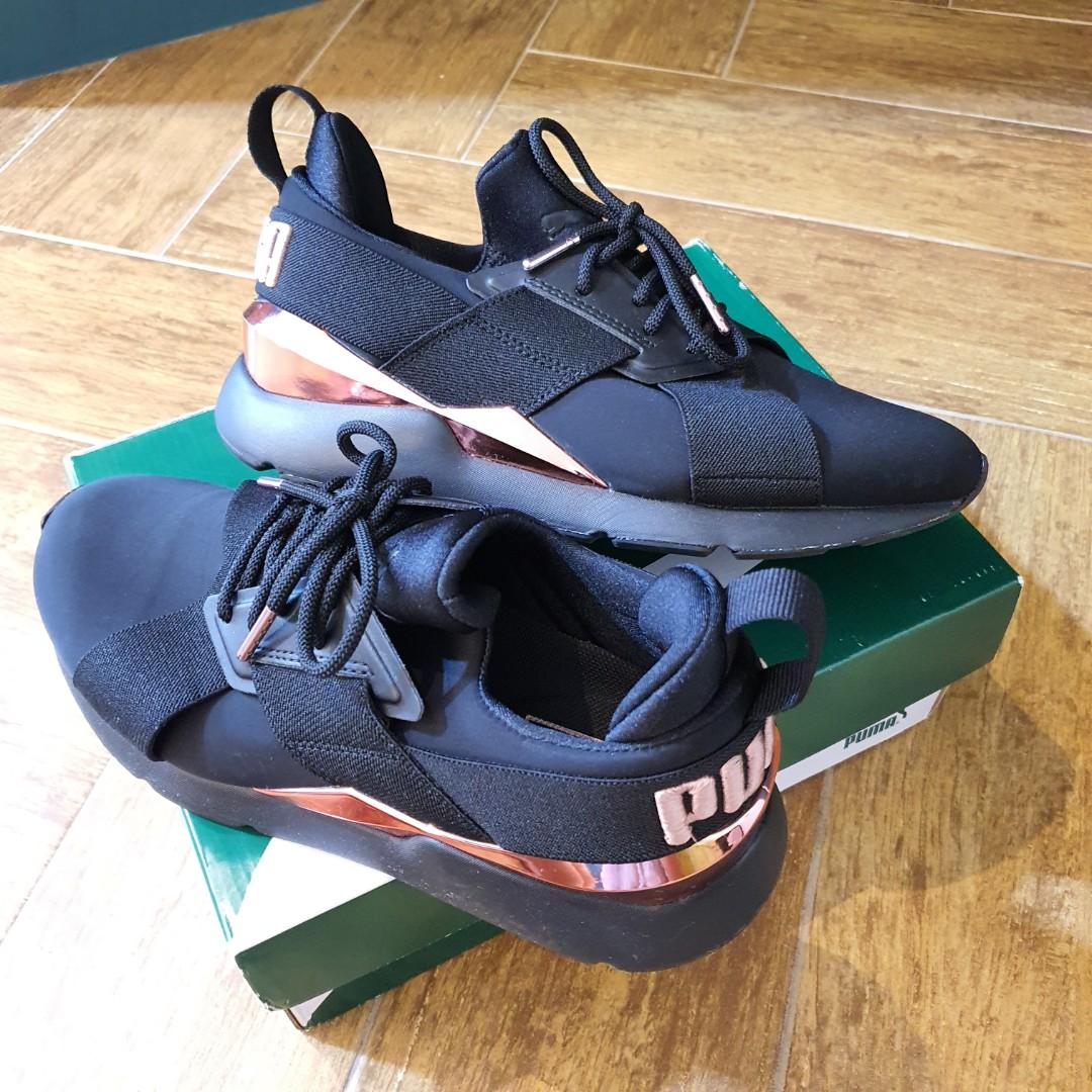 Puma shoes sales muse rose gold