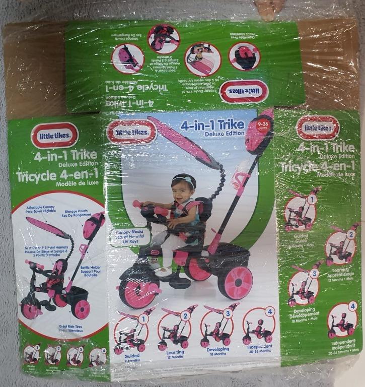 little tikes neon pink trike