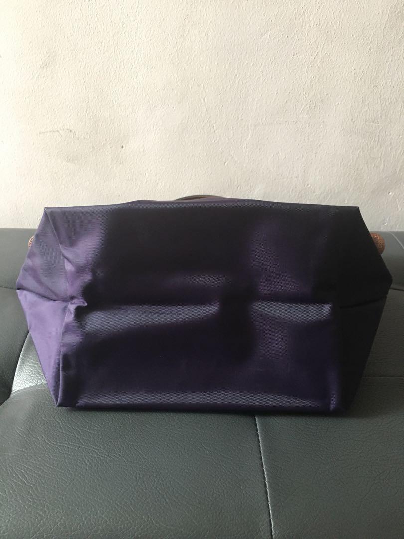 Longchamp Le Pliage Original Medium Top Handle Bag - Bilberry L1623089645  3597920776469 - Handbags, Le Pliage (Classic Nylon) - Jomashop