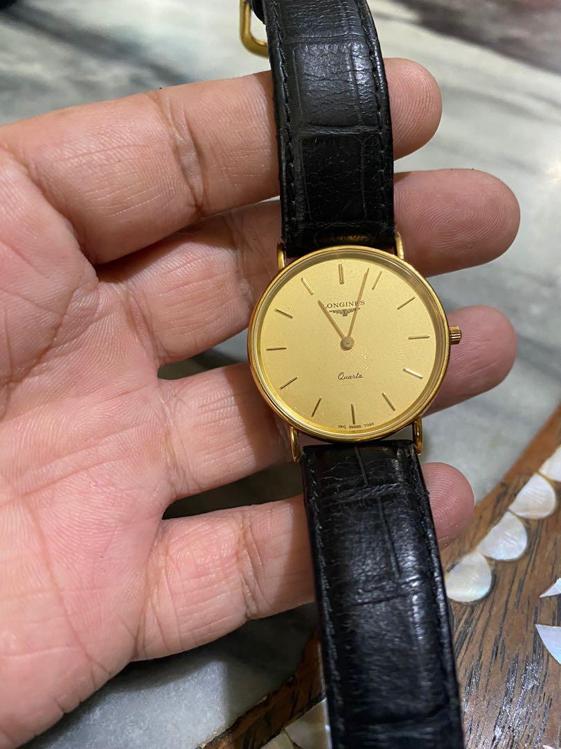 Longines 18k gold, Luxury, Watches on Carousell