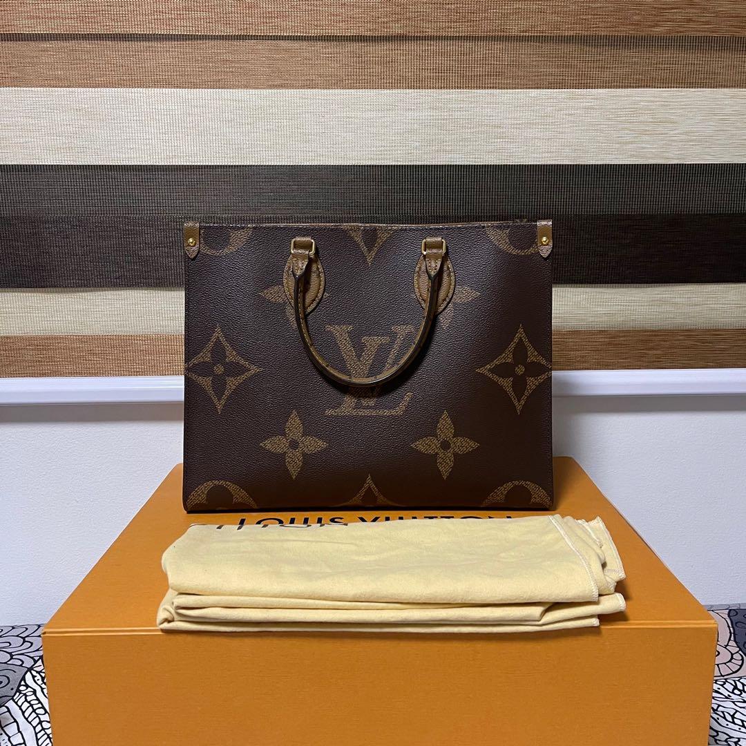 Louis Vuitton On the Go MM Size (Black Strap), Luxury, Bags
