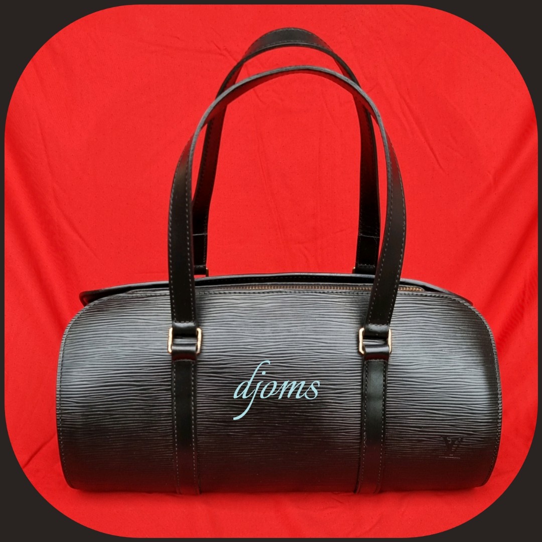 Louis Vuitton Mandarin Epi Leather Soufflot Bag w/ Accessories