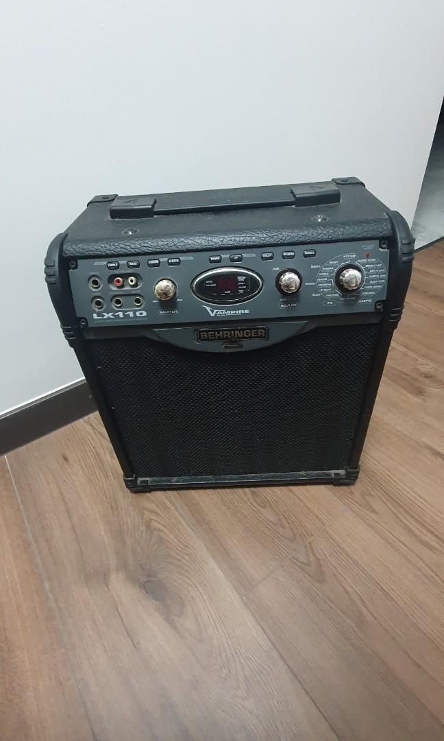 Malfunctioned Behrginer Lx110 Guitar Amp For Parts Or Repair Hobby Hobbies Toys Music Media Musical Instruments On Carousell