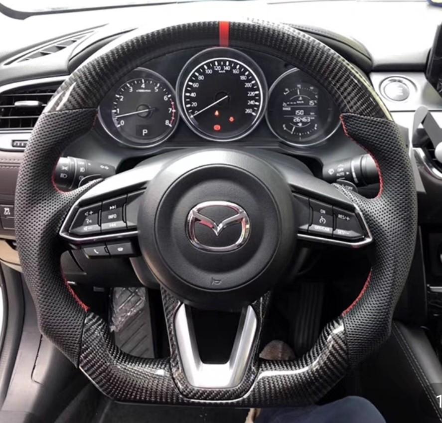 Mazda 6 carbon shop fiber steering wheel