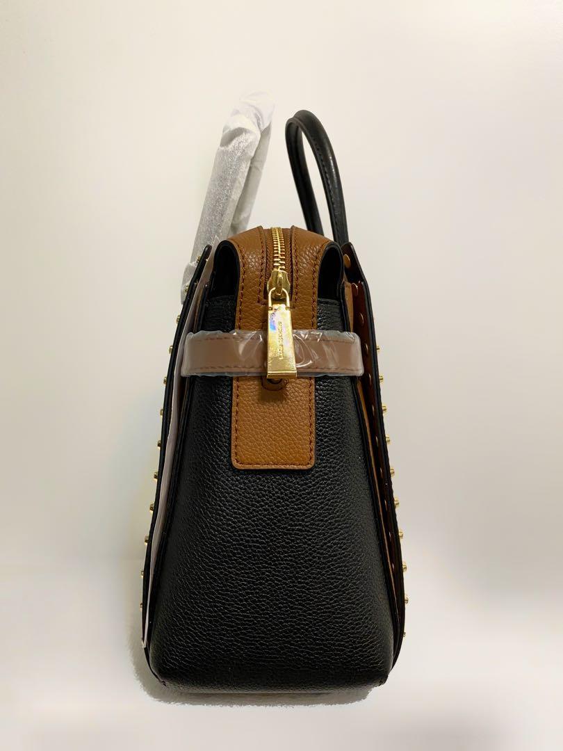 Mercer medium studded leather shop belted satchel