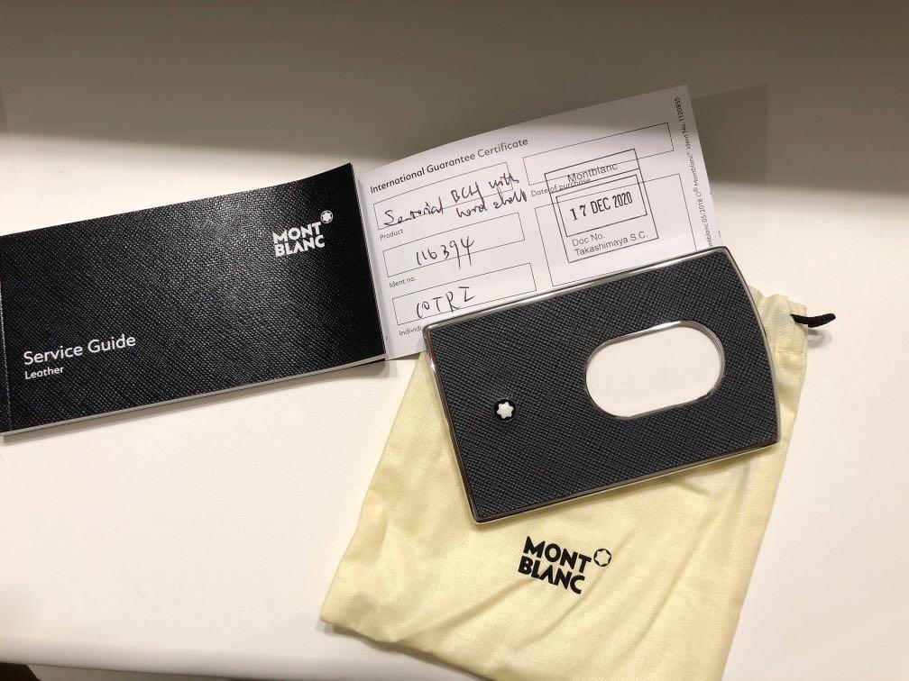 Montblanc sartorial hard shell business card holder store