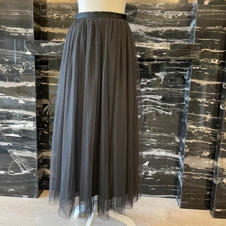 Needle and thread dotted tulle maxi skirt discount