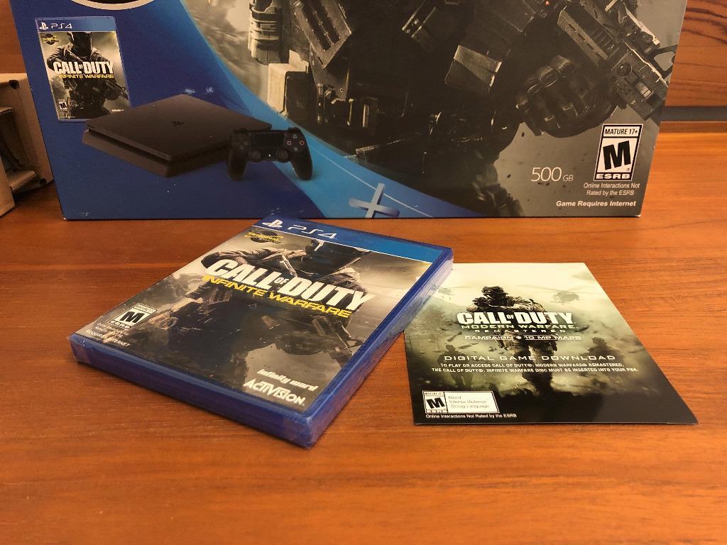 SONY PS4 SLIM, 500 GB,+ Call Of Duty Modern Warfare DOWNLOAD