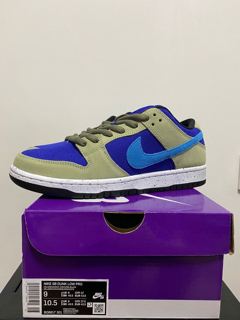 dunk low celadon