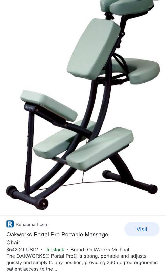 Oakworks portal pro massage chair 2025
