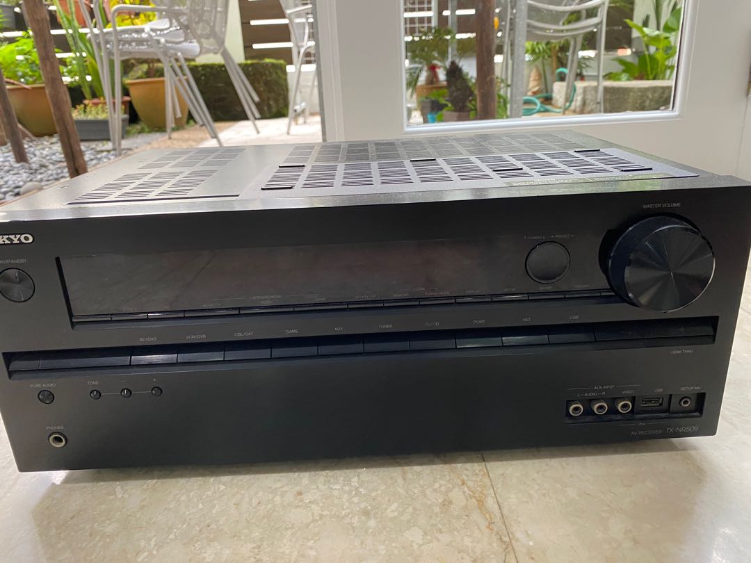 Onkyo AV Receiver TXNR509, Audio, Soundbars, Speakers & Amplifiers on