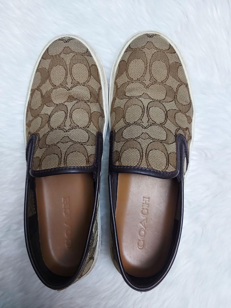 Original Coach Cameron Signature Jacquard Slip On Sneakers