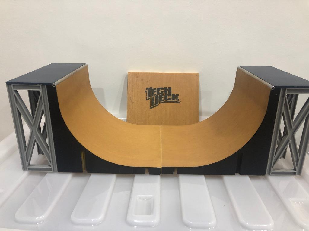 Tech deck wooden half cheap pipe