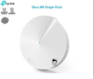 Original TP-Link DECO M5 1pack AC1300 Whole Home Mesh Wi-Fi Router  100 Connection 1yr Local Warranty