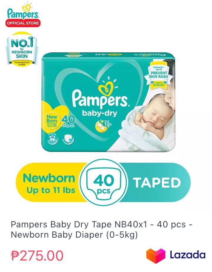 Pampers small clearance 40pcs price