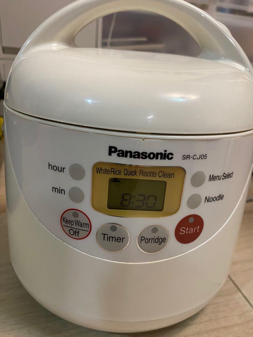 Panasonic 樂聲迷你快思邏輯西施電飯煲（0.5公升）SRCK05, 家庭電器, 廚房電器, 鍋具 Carousell
