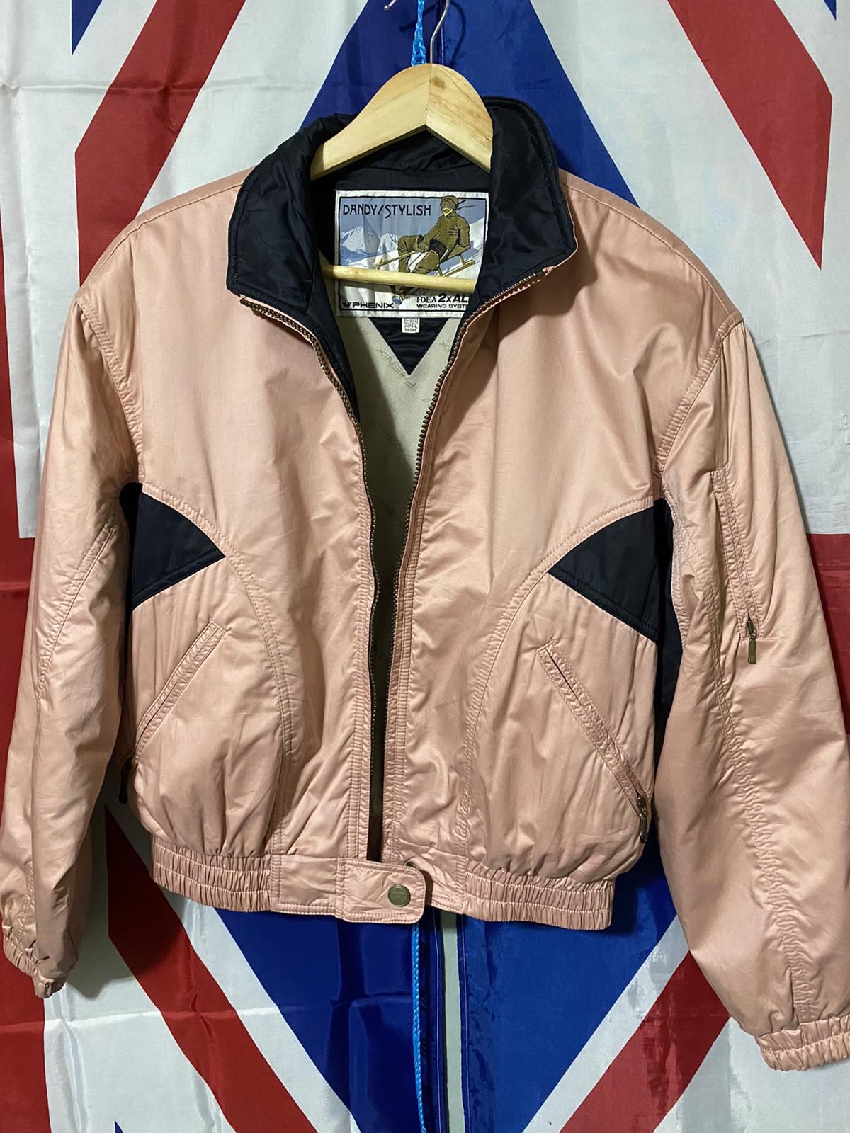 PHENIX Vintage Dandy/Stylish Peach Ladies Jacket Large
