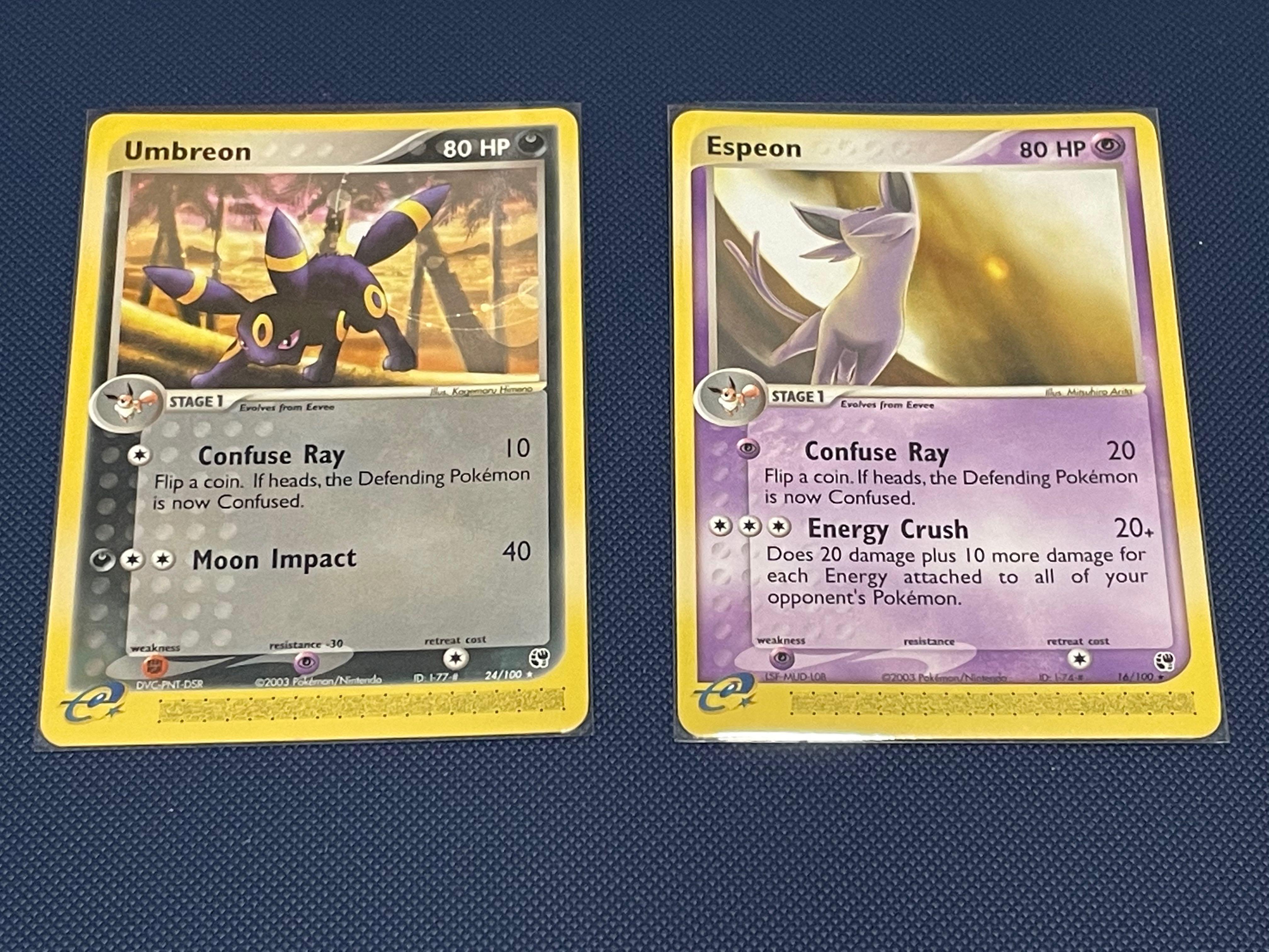 最先端 Umbreon Lot V Card 3 Pokemon - 即決 海外 Leafeon - Espeon - 海外商品購入代行 -  hlt.no