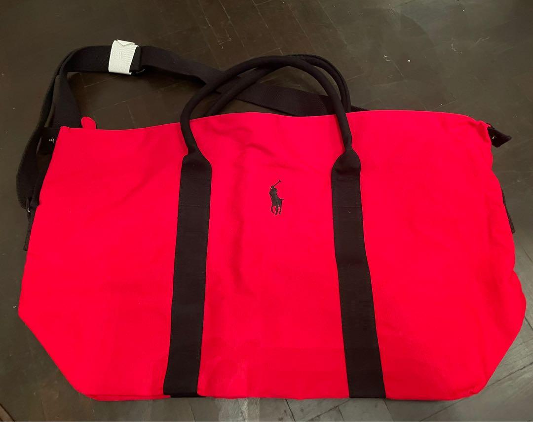 Ralph lauren top duffle bag red